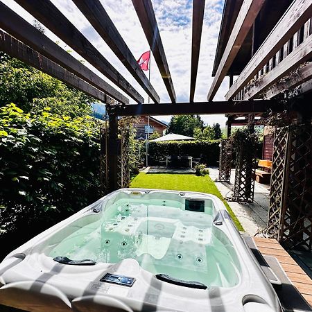 The Swiss Paradise 2 Apartment With Garden, Whirlpool, And Mountain Panorama Wirzweli Εξωτερικό φωτογραφία