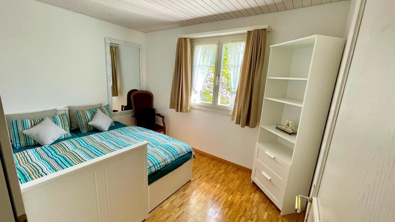 The Swiss Paradise 2 Apartment With Garden, Whirlpool, And Mountain Panorama Wirzweli Εξωτερικό φωτογραφία