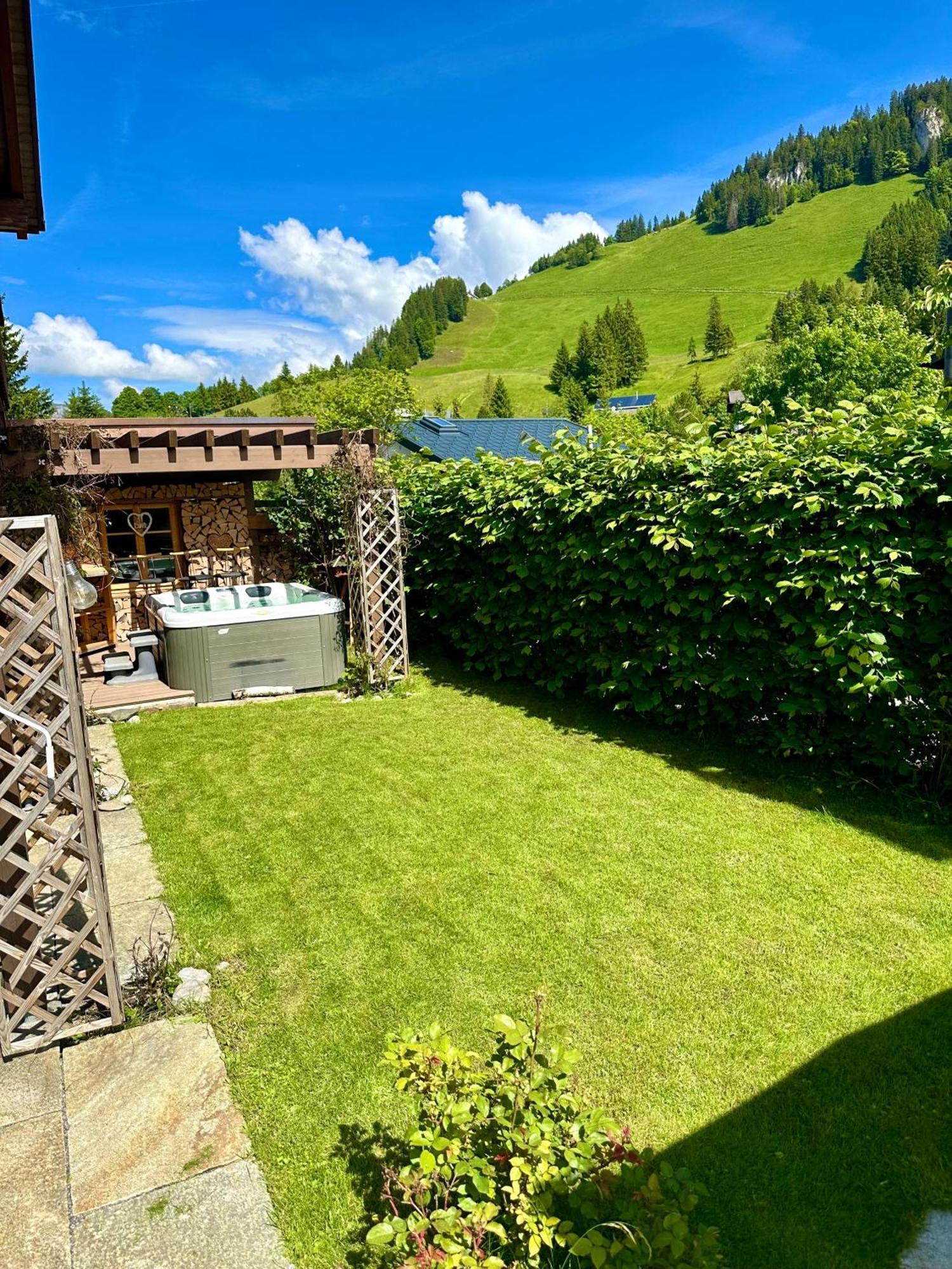 The Swiss Paradise 2 Apartment With Garden, Whirlpool, And Mountain Panorama Wirzweli Εξωτερικό φωτογραφία
