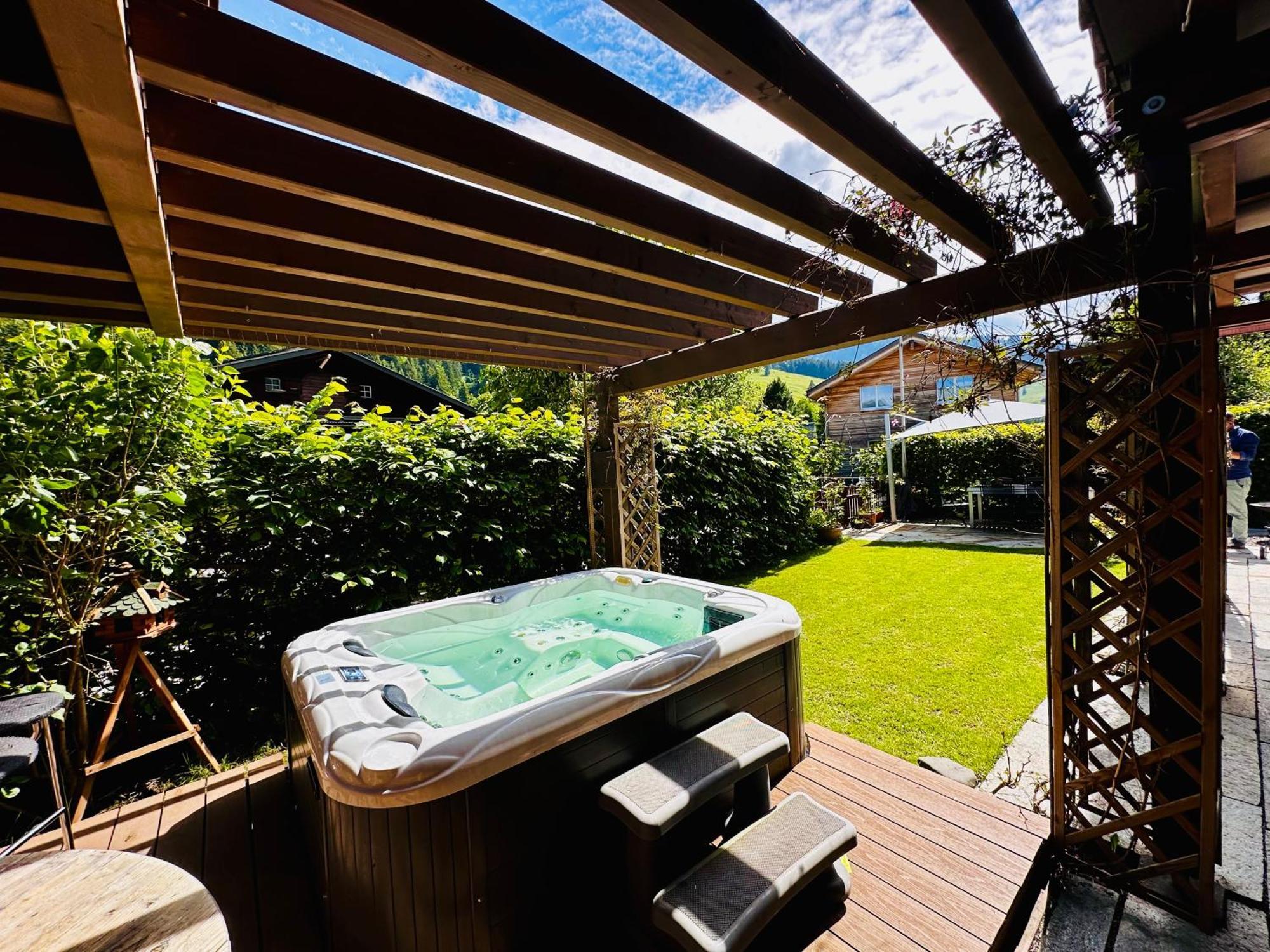 The Swiss Paradise 2 Apartment With Garden, Whirlpool, And Mountain Panorama Wirzweli Εξωτερικό φωτογραφία