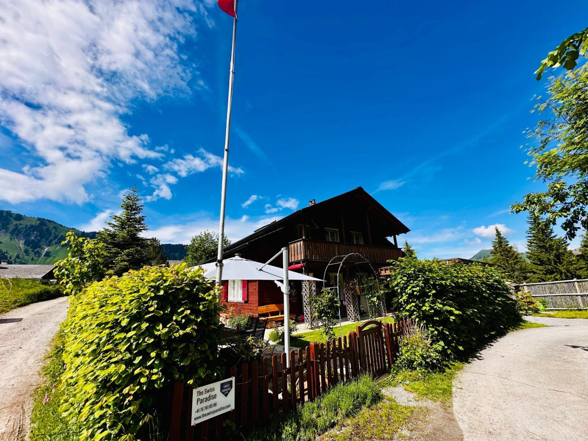 The Swiss Paradise 2 Apartment With Garden, Whirlpool, And Mountain Panorama Wirzweli Εξωτερικό φωτογραφία