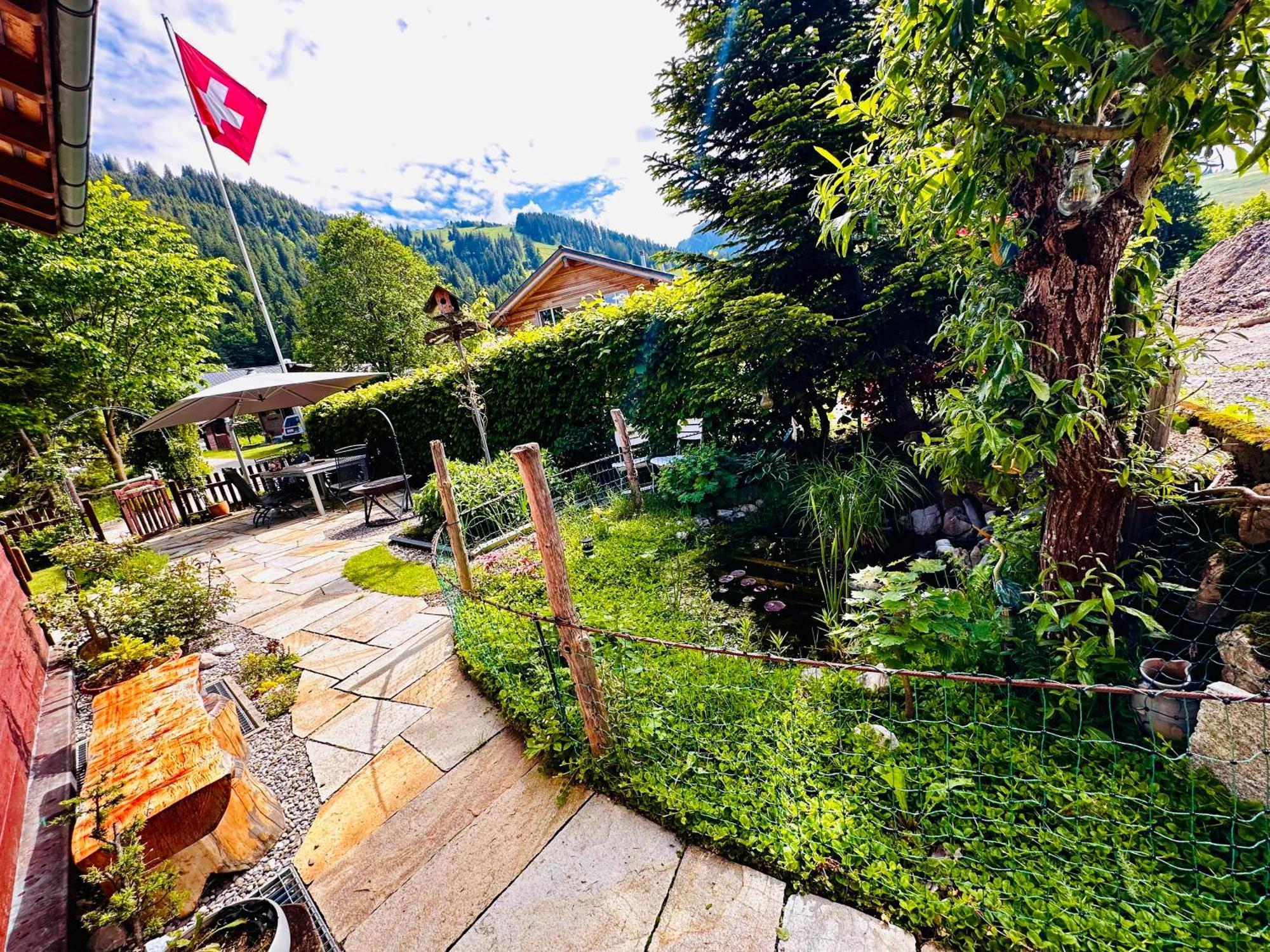 The Swiss Paradise 2 Apartment With Garden, Whirlpool, And Mountain Panorama Wirzweli Εξωτερικό φωτογραφία